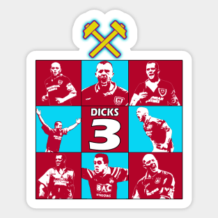 OG Footballers - Julian Dicks - "3" Sticker